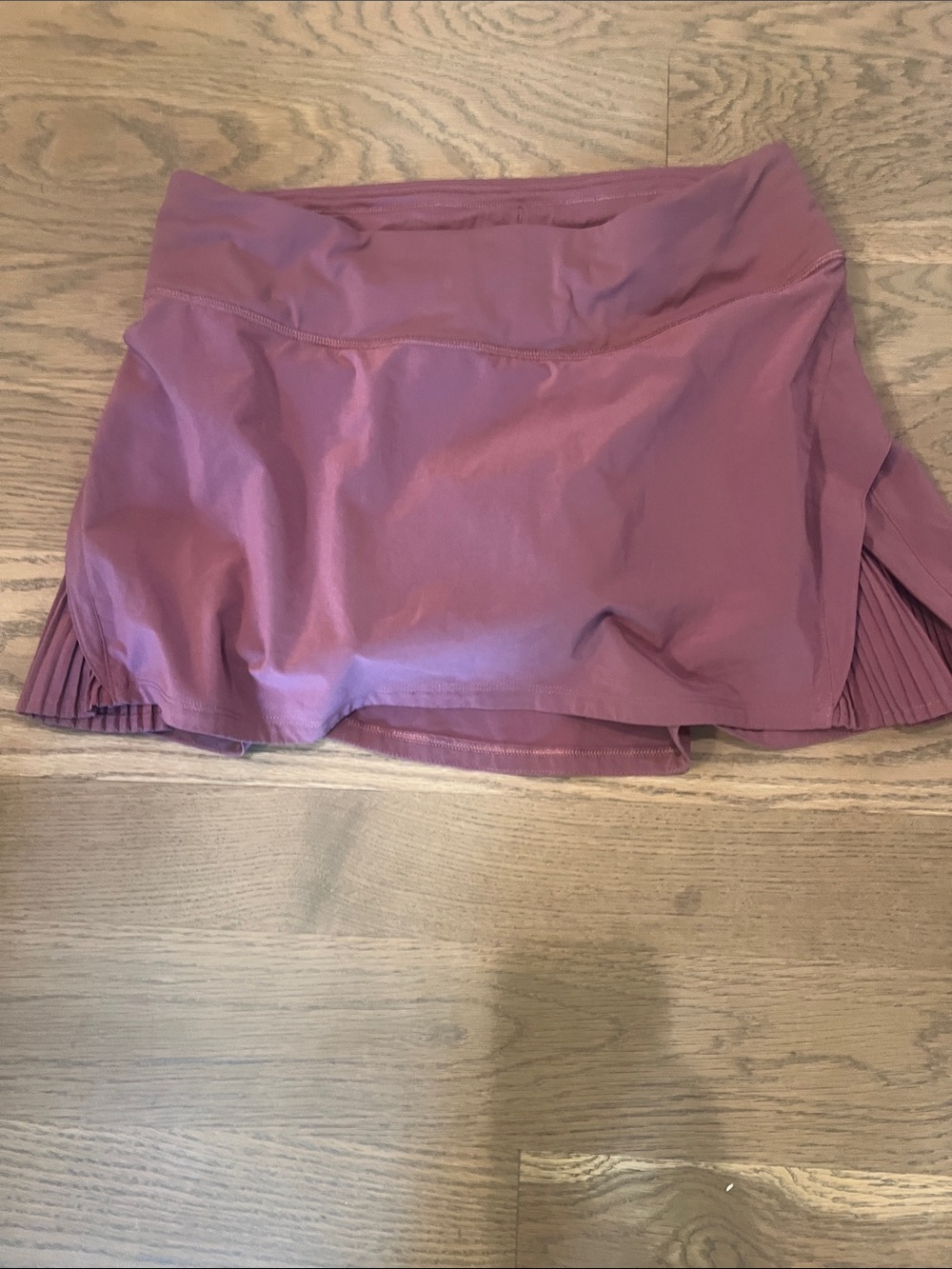 lululemon athletica Mauve Pink Pleated Active Skort